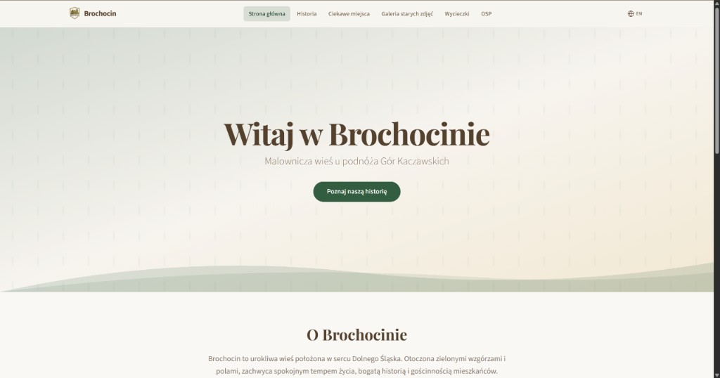 Brochocin – strona internetowa miejscowości