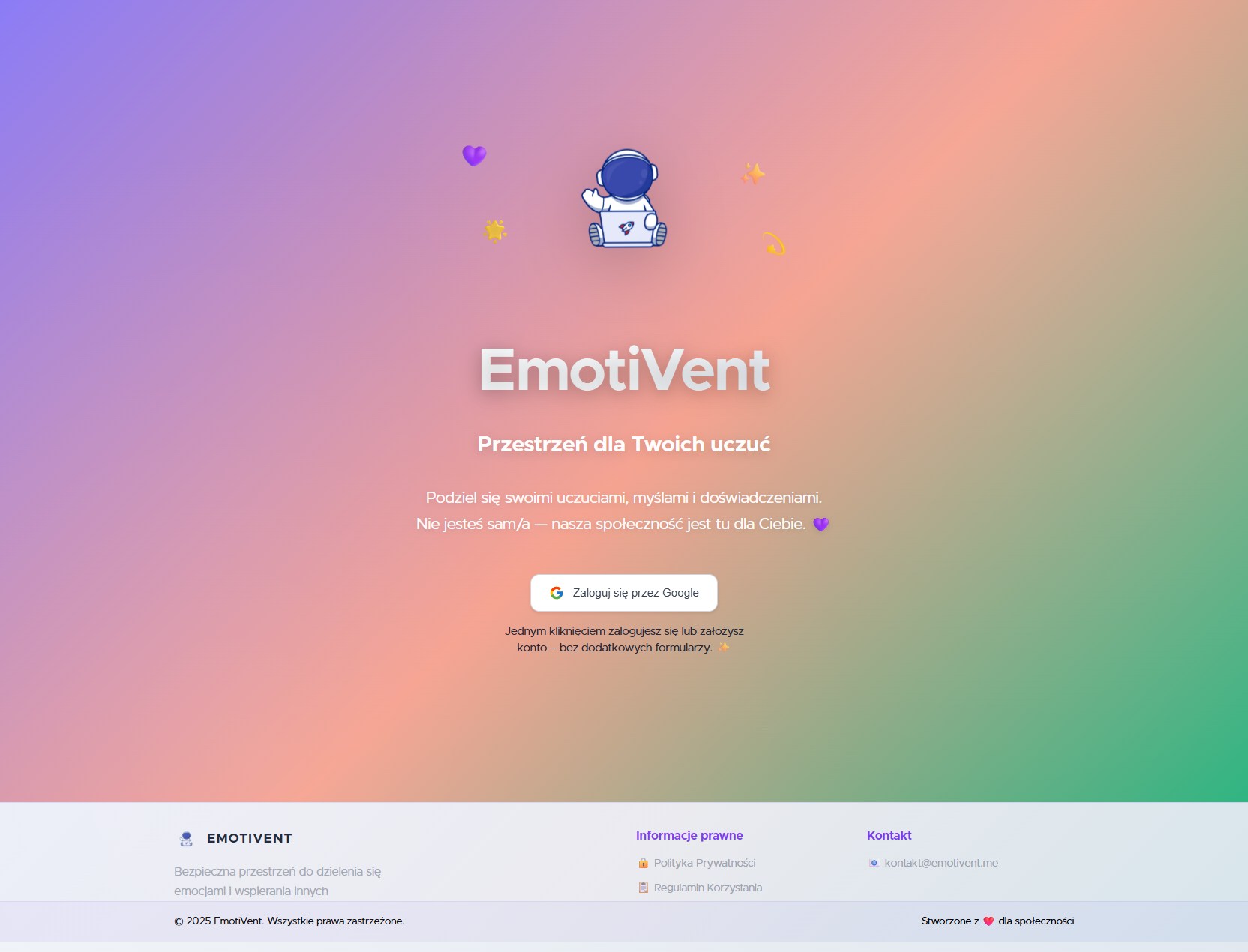 EmotiVent – portal społecznościowy o emocjach