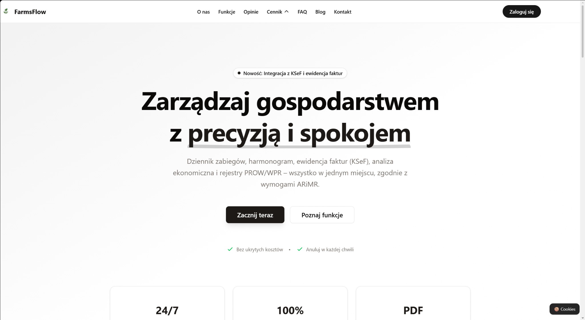 Projekt FarmsFlow – aplikacja do zarządzania gospodarstwem
